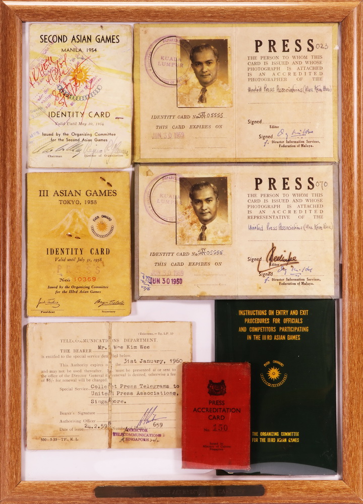 Dr Wee's Press identification cards