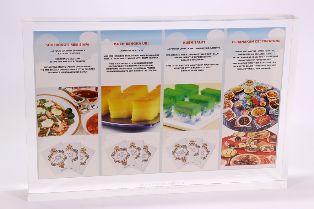 Acrylic blocks of Cooking for the President pictures (2)