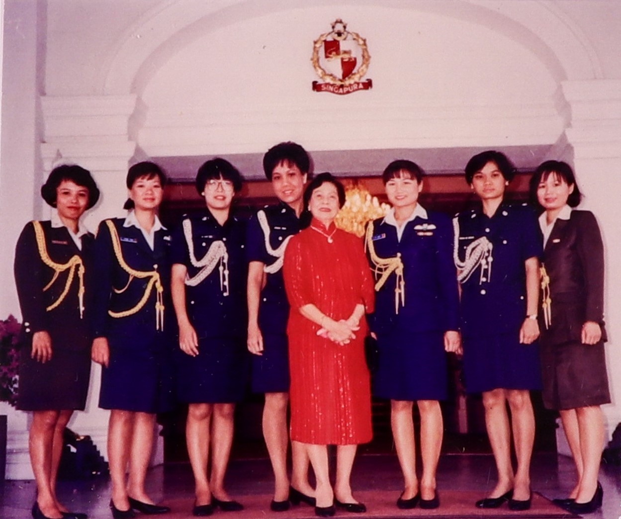 Mrs Wee with the 1st women ADCs