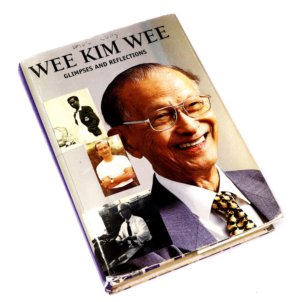 Dr Wee's autobiographical book Glimpses & Reflections
