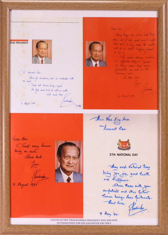 Autographed National Day programme