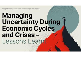 Managing Uncertainty During Economic Cycles and Crises &ndash; Lessons Learnt