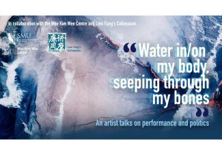 "Water in/on my body, seeping through my bones&rdquo;: an artist talks on performance and politics.