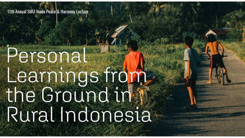 Personal Learnings from the Ground in Rural Indonesia
